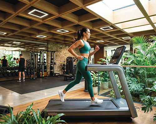 Well-Equipped Gymnasium