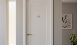 Water Proof Moulded FRP Bathroom Doors